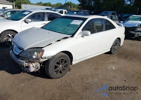 2001 Honda Civic Ex из США, поврежденный, VIN 1HGEM21951L124446